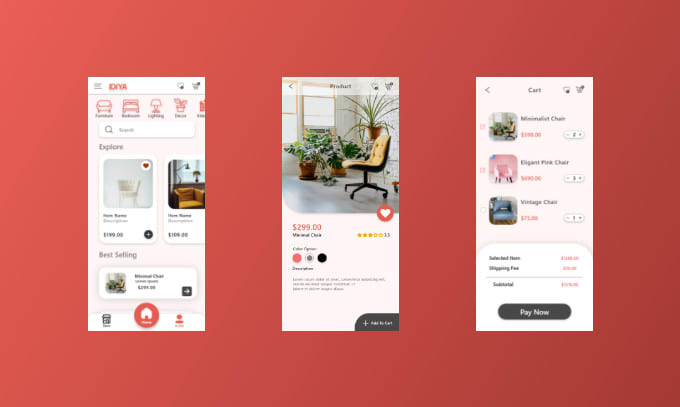 create your wireframe design, UI UX design