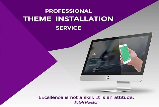 install wordpress theme and customize it