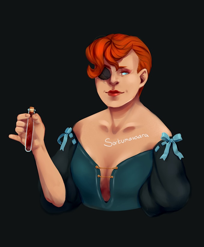 digitally paint your character
