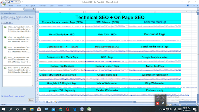 provide on page, off page and technical SEO service