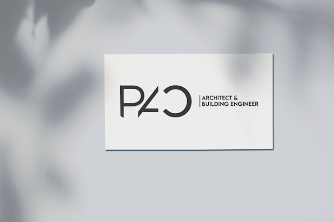 design a professional architect or engineer logo design