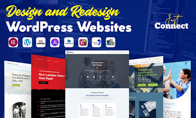build or redesign a wordpress elementor website for your business