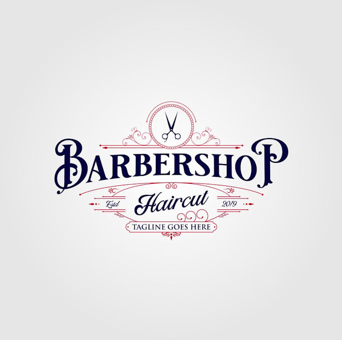 design high quality barber shop logo with satisfaction guarantee