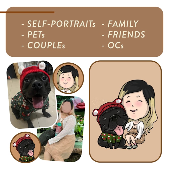 draw comic cartoon style caricatures for blogs, gifts, etc