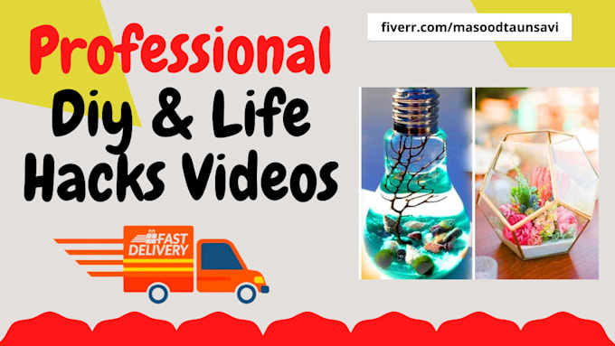 create catchy diy craft and life hacks videos for youtube