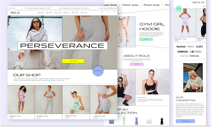 design a branded and unique shopify website