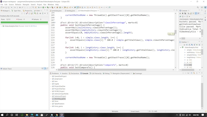 do junit 5 testing for your project in java