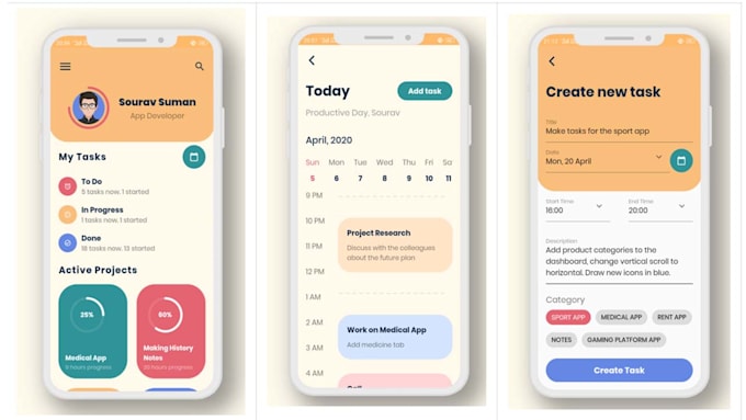 design an aesthetic UI with flutter