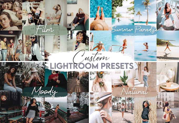 create a custom lightroom preset pack for you to resell