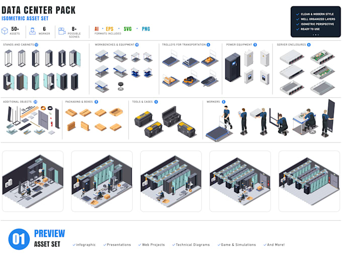 create an isometric illustration for you