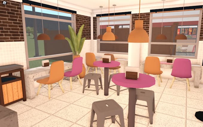 build you an amazing themed bloxburg cafe