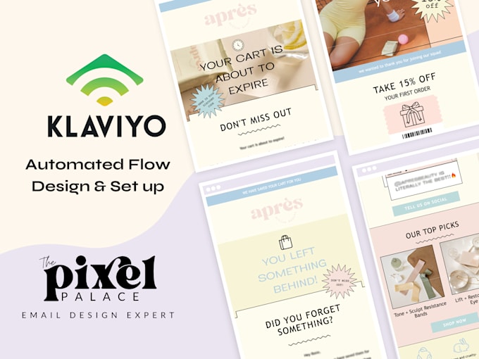 design a klaviyo email flow