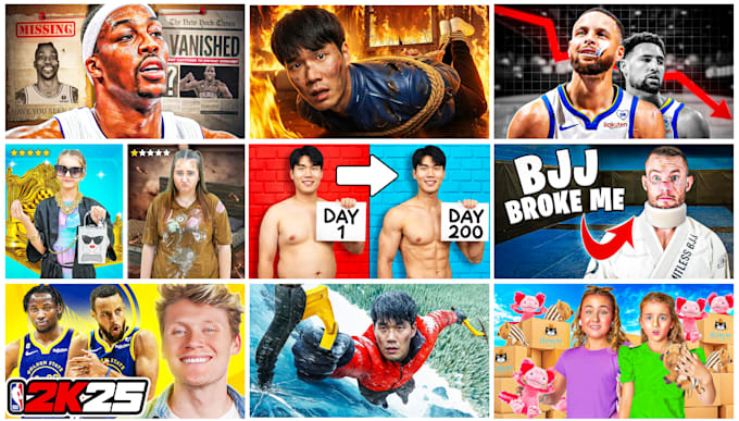 design amazing clickbait youtube thumbnail in 2 hours