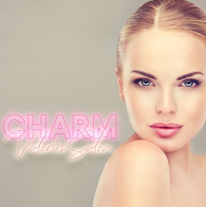 do beautiful neon script logo for you