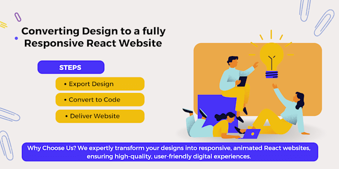 convert figma to react or figma to HTML