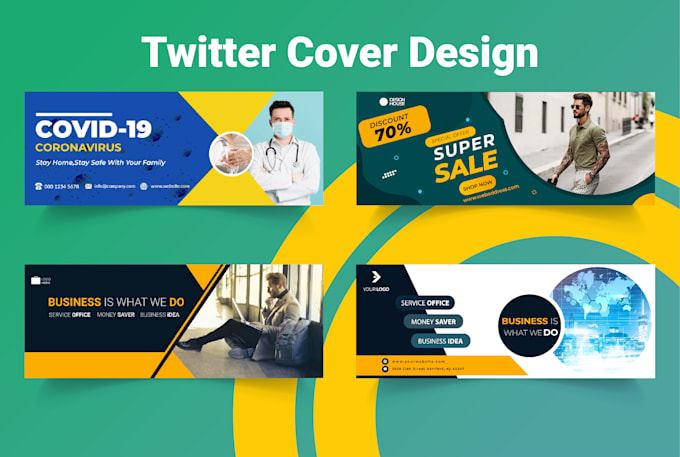 design linkedin header, and social media cover or post