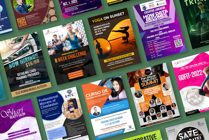 do business, event poster or flyer design in 24 hours