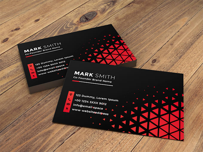 design unique business card print ready