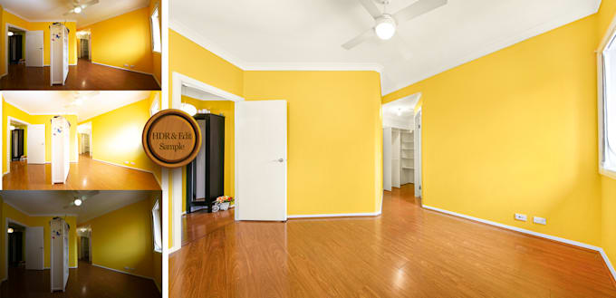 enhance real estate photos, photo editing with fast delivery