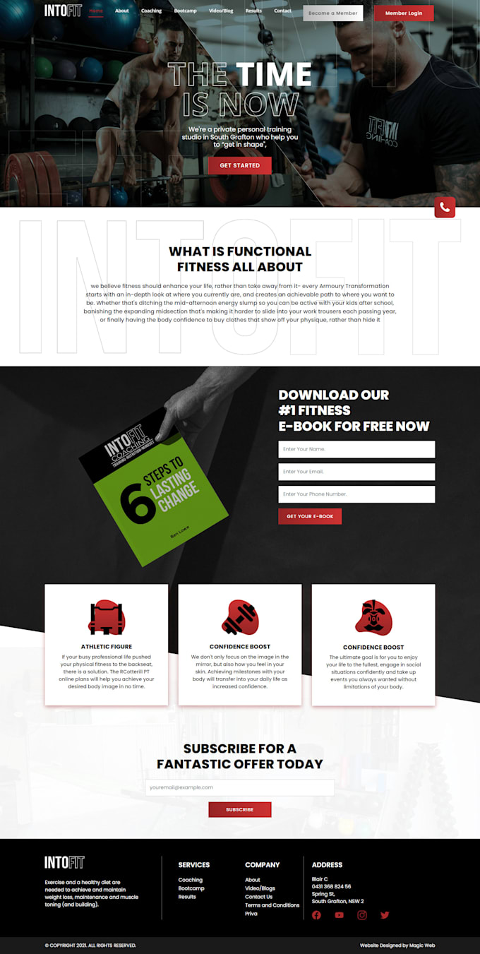 create a fully responsive website design using HTML, CSS