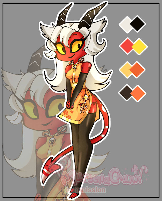 create you a hazbin hotel or helluva boss oc