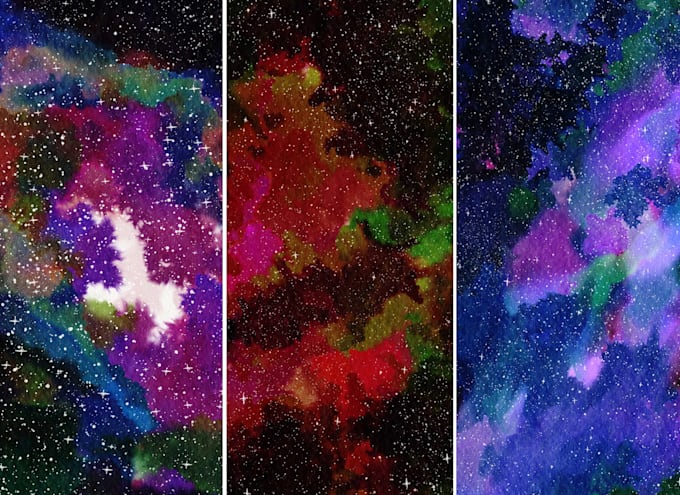 do amazing  galaxy pattern for any product