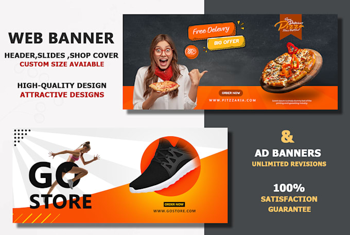 do a shopify banner or etsy banner for your store