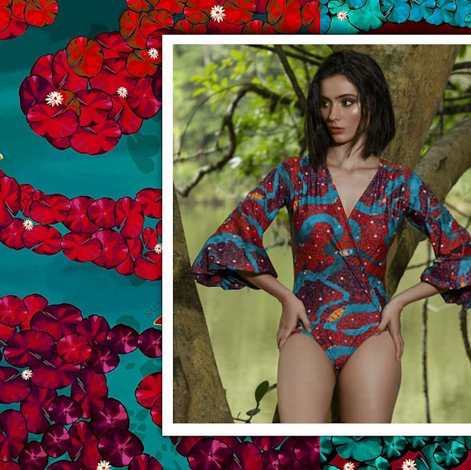 design stunning seamless surface pattern textile prints