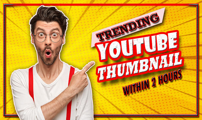 design trending youtube thumbnail