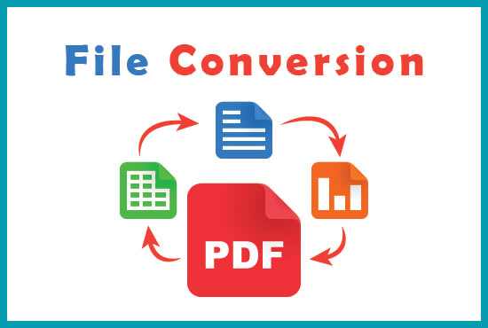 convert PDF, word, excel, XML, json, CSV, sql files
