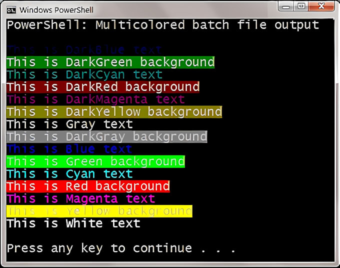 code your batch windows script project