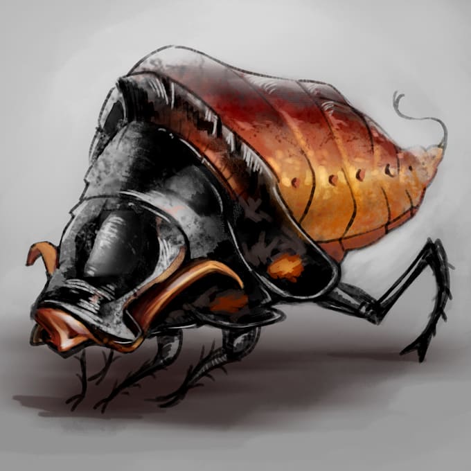 design and illustrate fantasy creatures and monsters