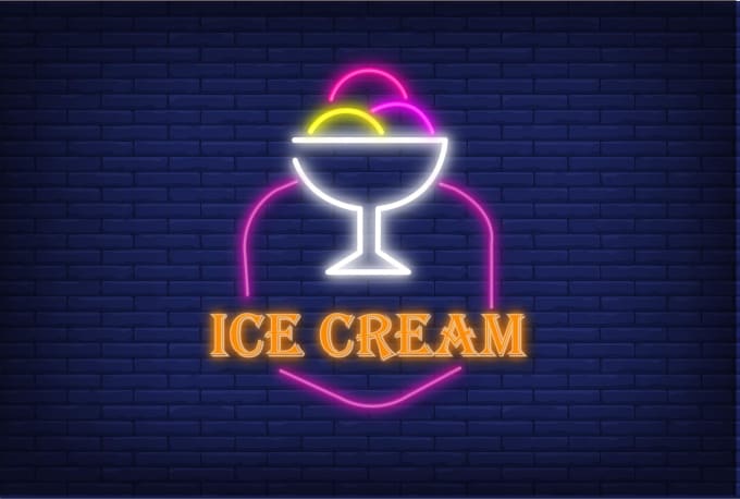 create an amazing  neon light logo design in 24 hr