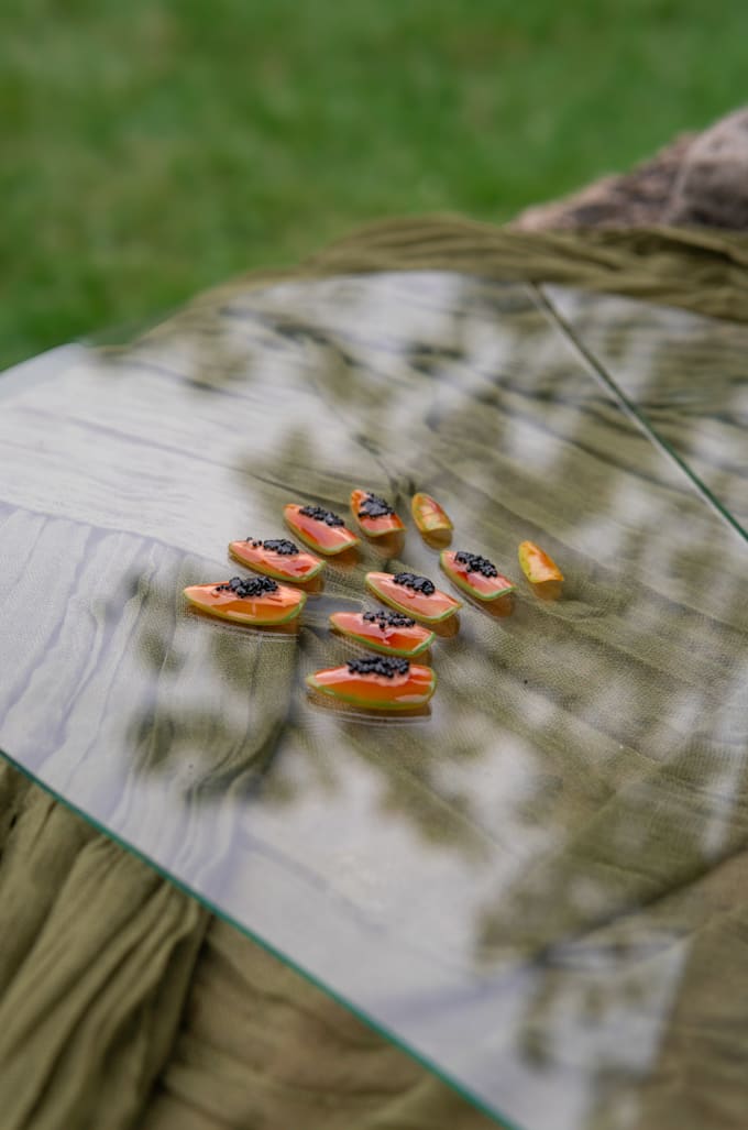 creatively design and photograph your product in beautiful custom settings