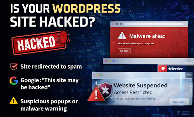 remove malware and fix a hacked wordpress website