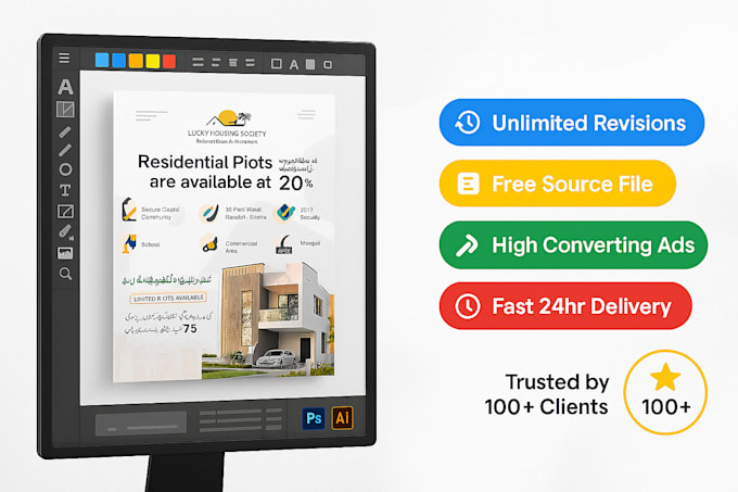 design eye catching posters, banners and ads