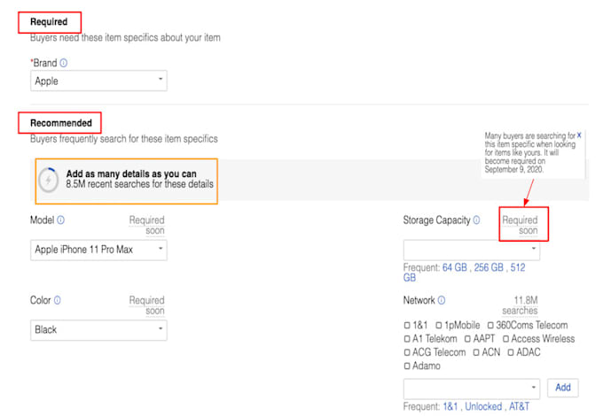 be your virtual assistant for ebay item specifics