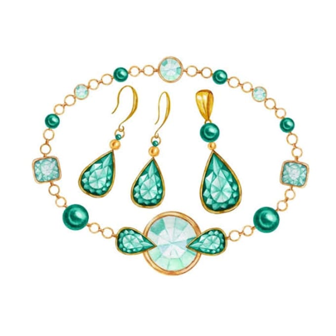design unique and elegant 2d jewellery design