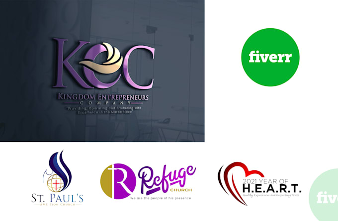 design modern and unique church religious or ministry logo
