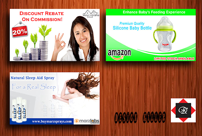 create awesome website header banner