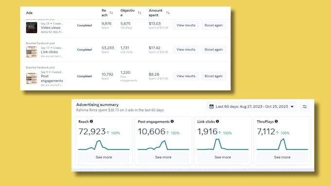 setup a facebook meta business ads campaign