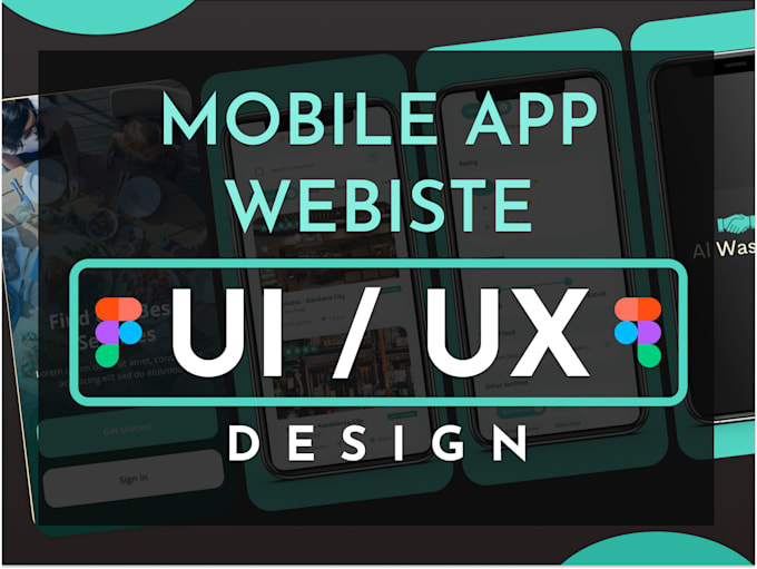 do product design,ai based mobile app UI UX, web, dashboard in figma