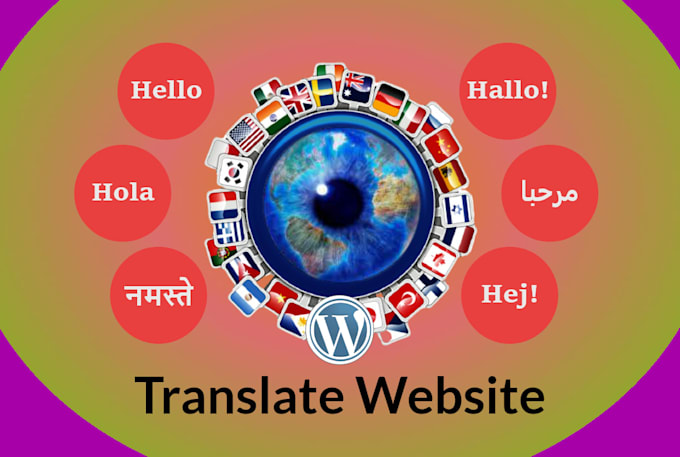 wordpress website translation into german, spanish, french, english