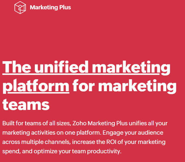 setup zoho one CRM and all apps or salesforce from USA