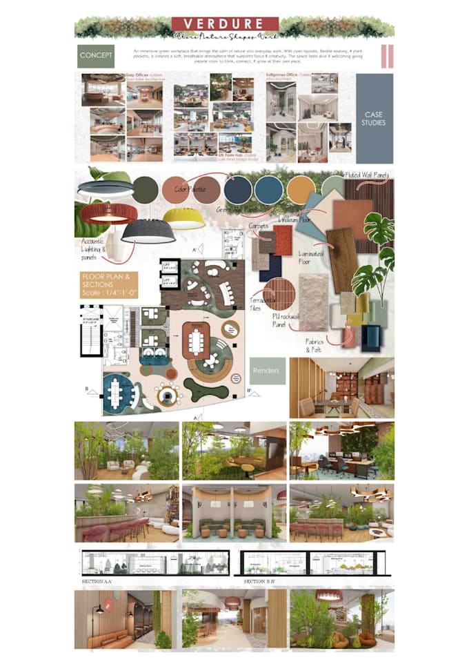 design professional and informative presentation boards