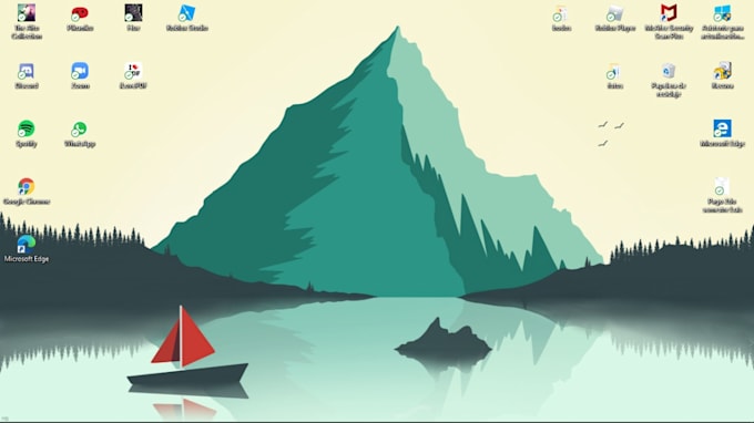 make an illustration for the wallpaper for your pc