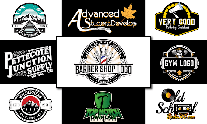do vintage, retro, badge, hipster, outdoor, clothing logo design
