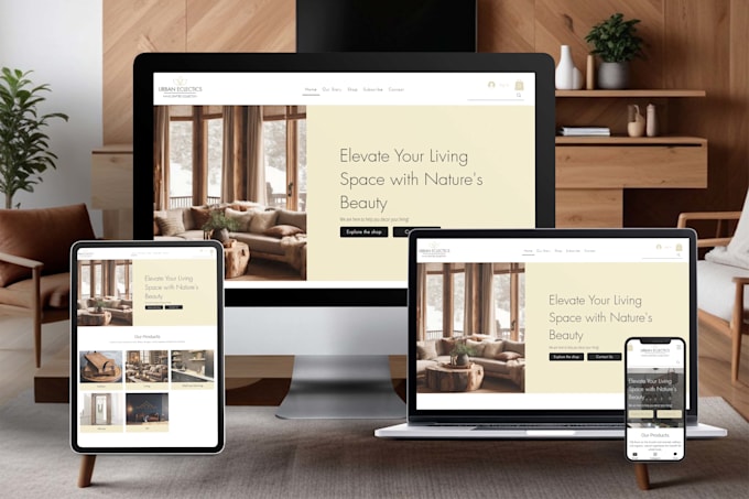 design or redesign responsive site on wix classic editor or wix studio