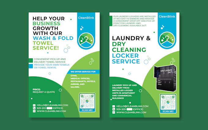design a minimalist flyer and postcard for your business