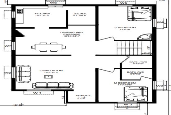 Draw floor plan as per your requirement in 2d within 12 hrs by